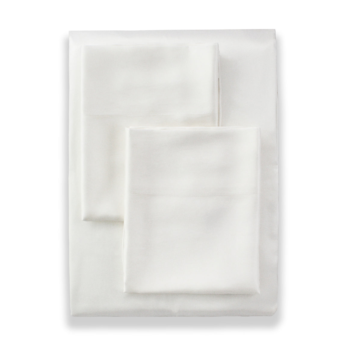 Charmeuse Sheet Set in White