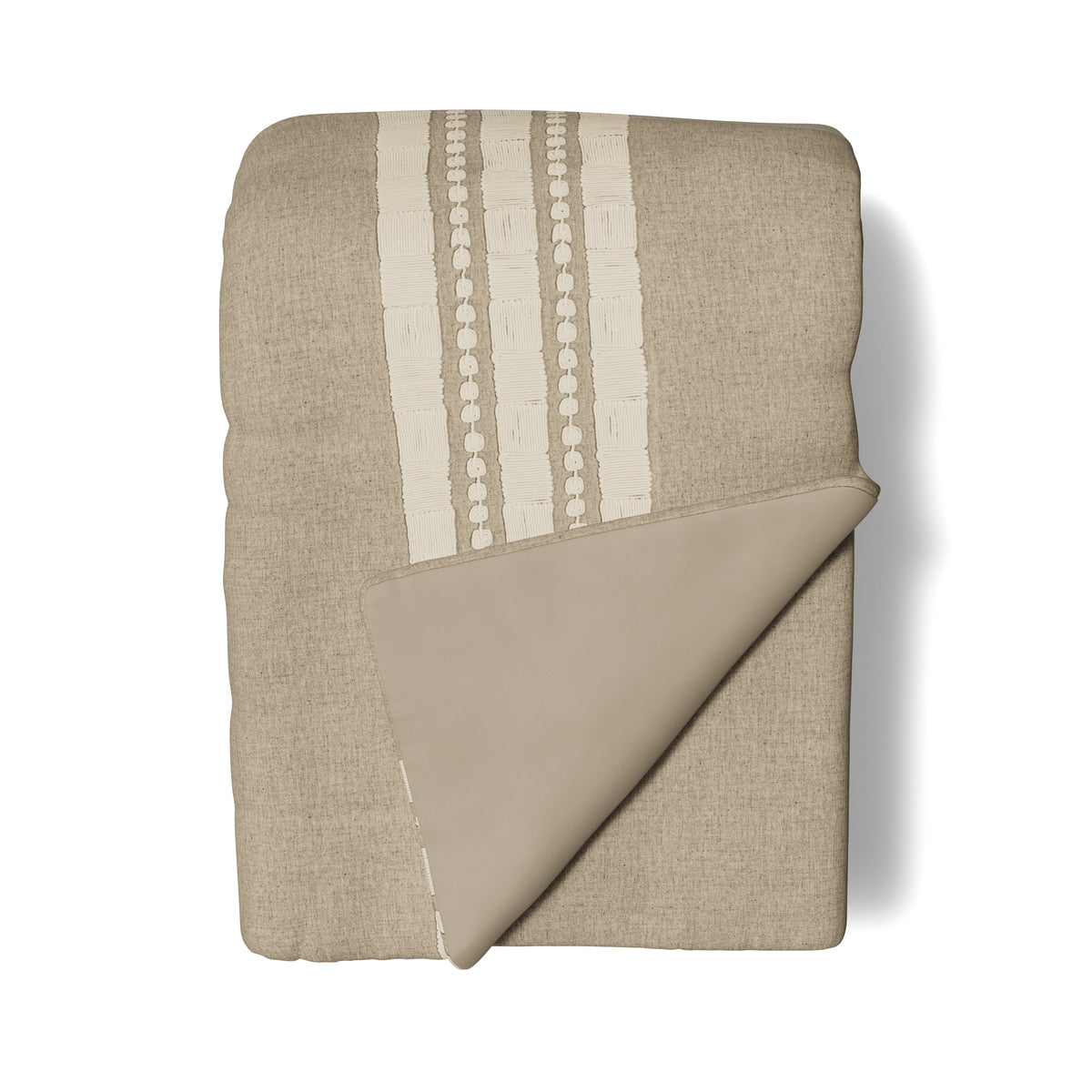 Echelon Linen Throw in Natural