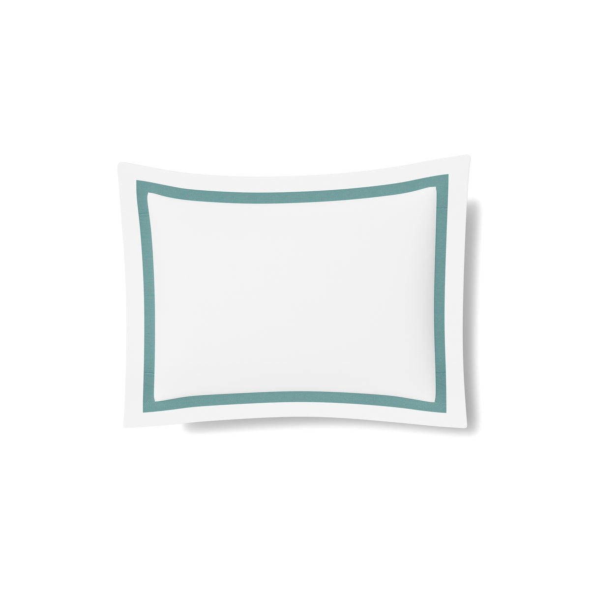 Ready-to-Bed 2.0 Cotton & Trim Sham in White/Caribbean