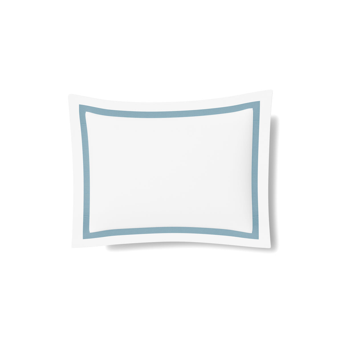Ready-to-Bed 2.0 Cotton & Trim Sham in White/Blue