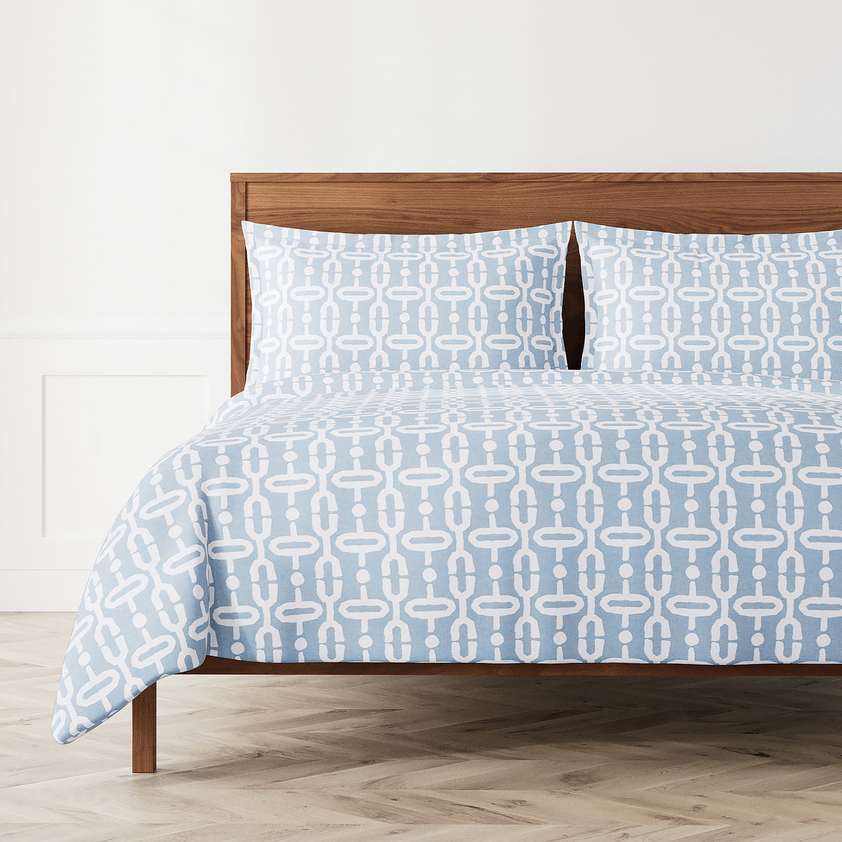 Doorknocker Duvet Set in Blue
