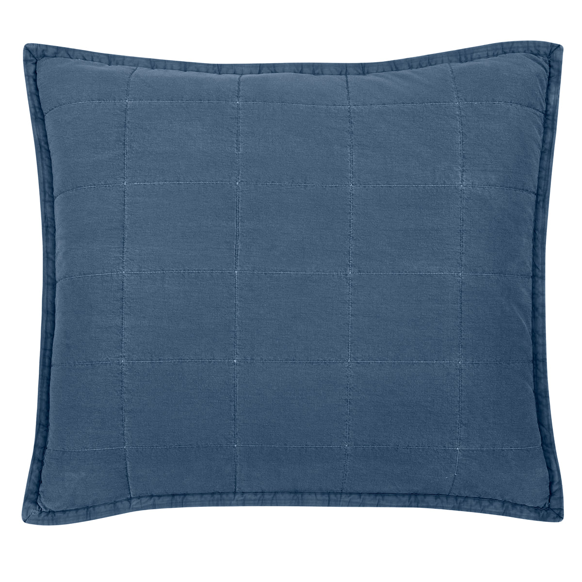 Cotton Canvas Pillow in Denim