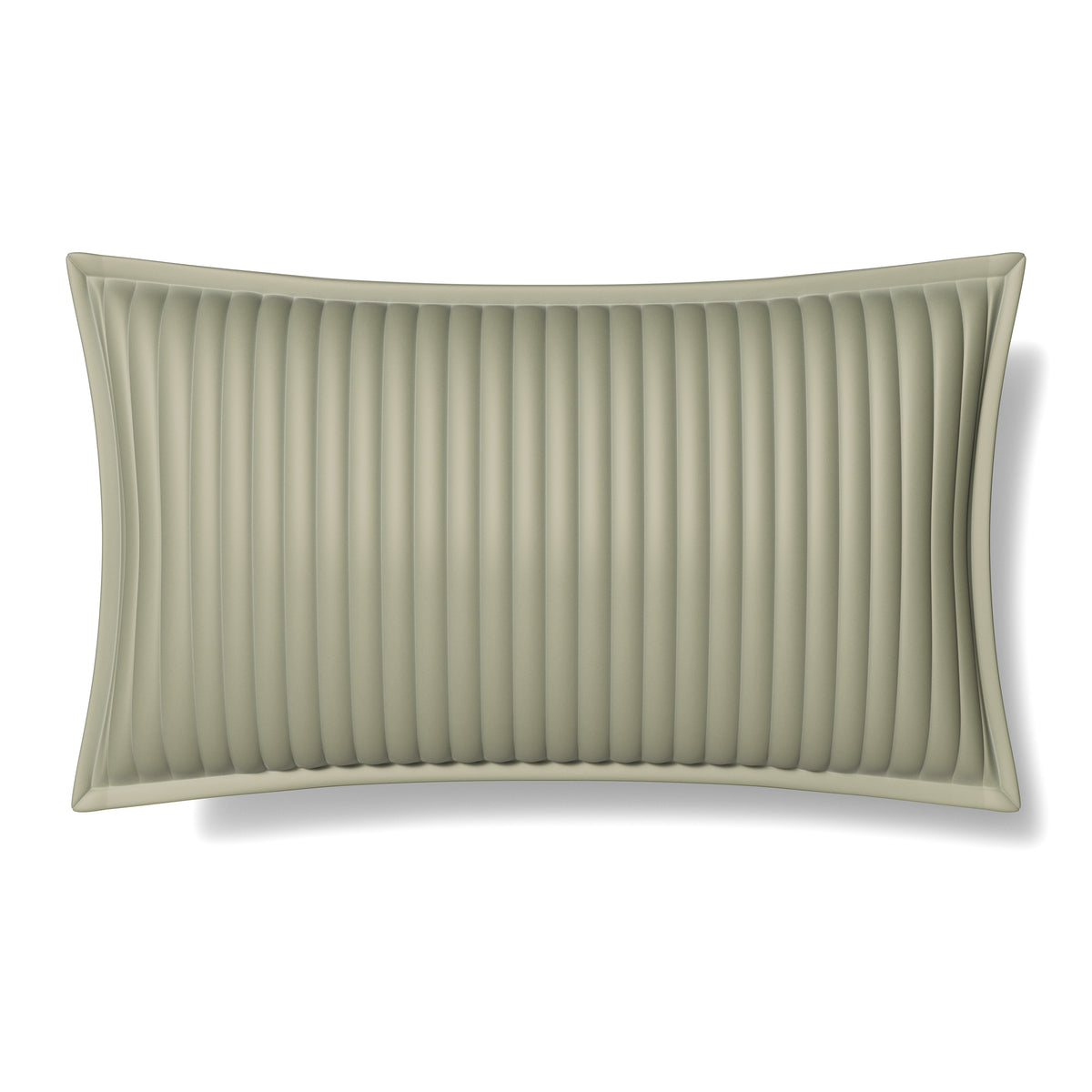 Charmeuse Channel Quilt Pillow in Frost