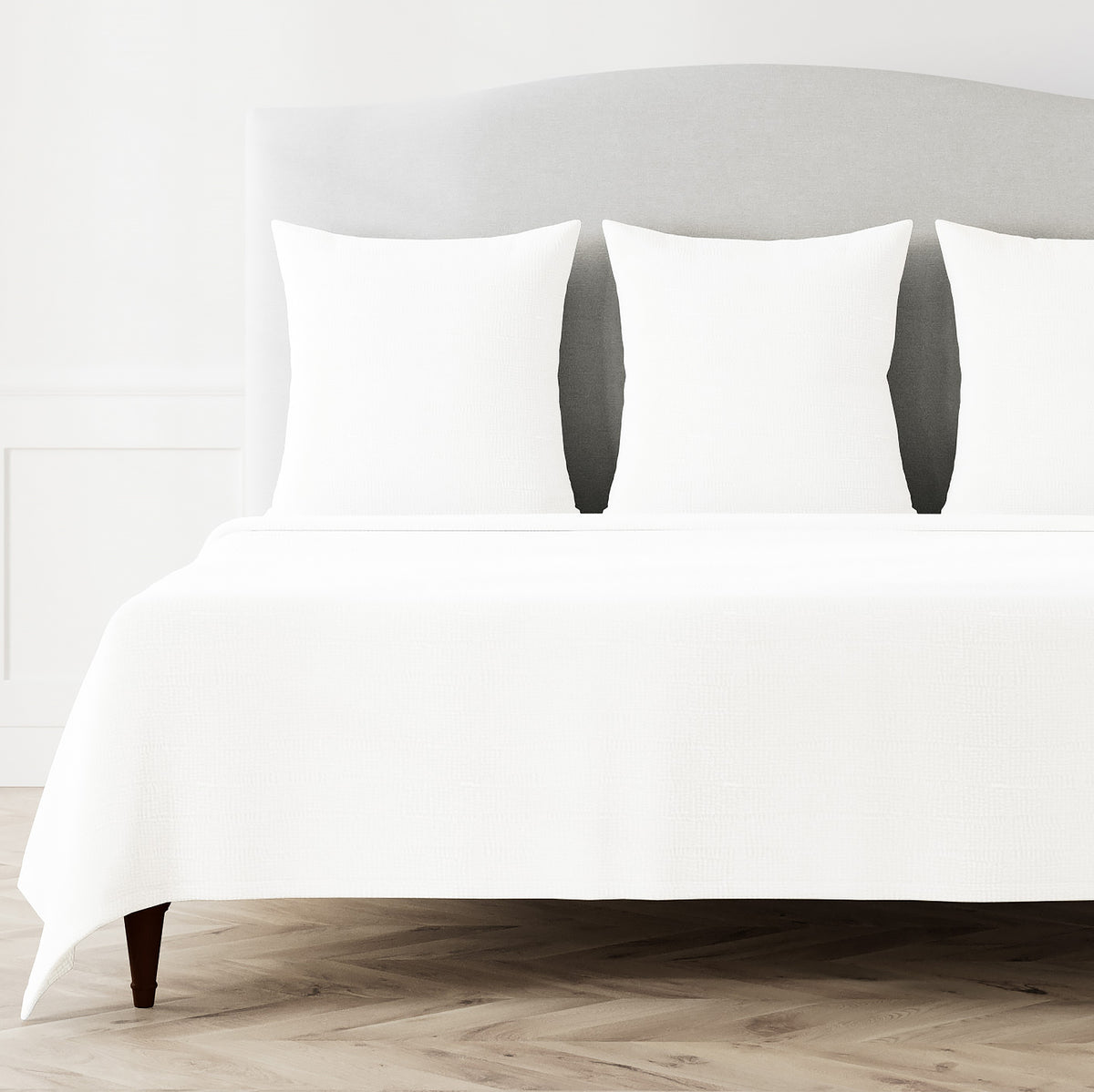 Savannah Cotton Coverlet Set in Bone