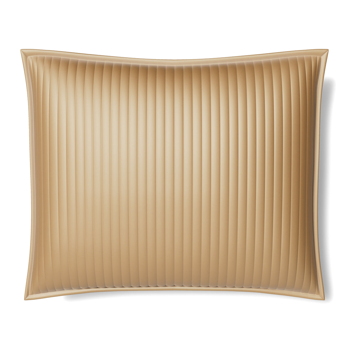 Charmeuse Channel Quilt Pillow in Sand