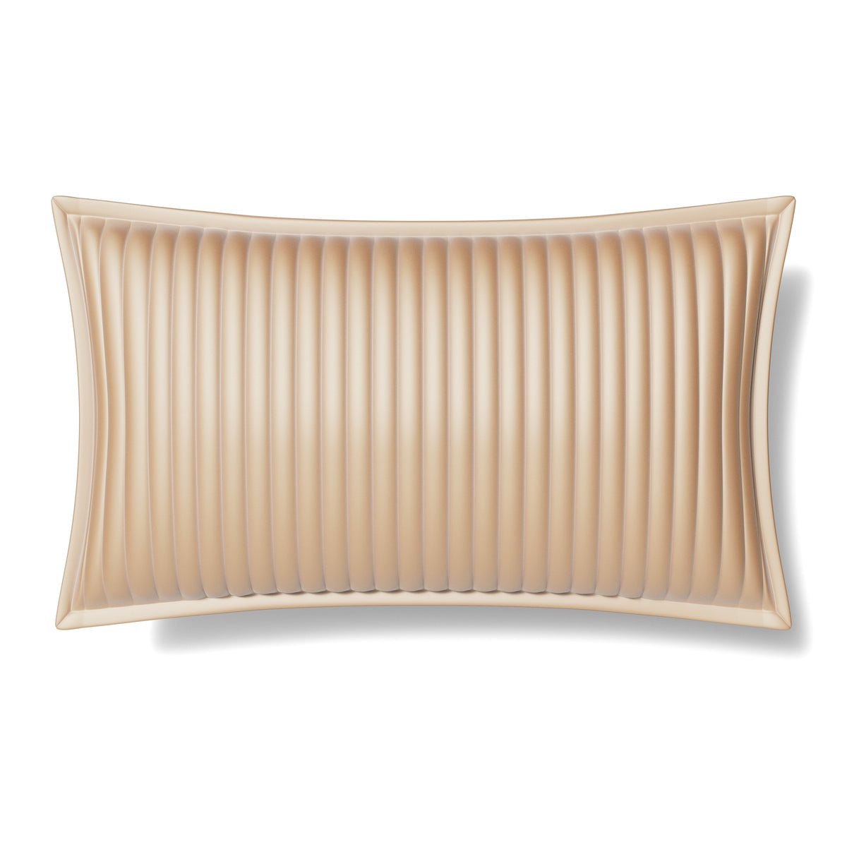 Charmeuse Channel Quilt Pillow in Pumice