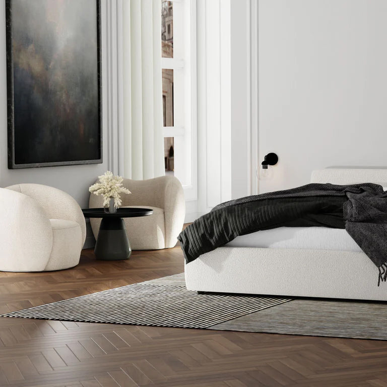 Dune Swivel Lounge Chair by Mobital, showing dune swivel lounge chairs in live shot.