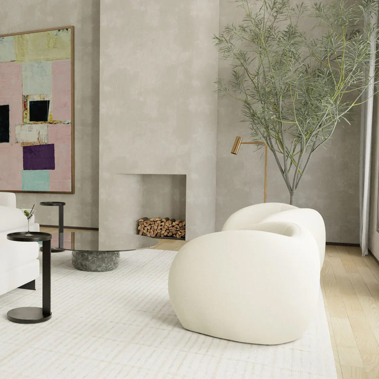 Dune Swivel Lounge Chair by Mobital, showing dune swivel lounge chairs in live shot.