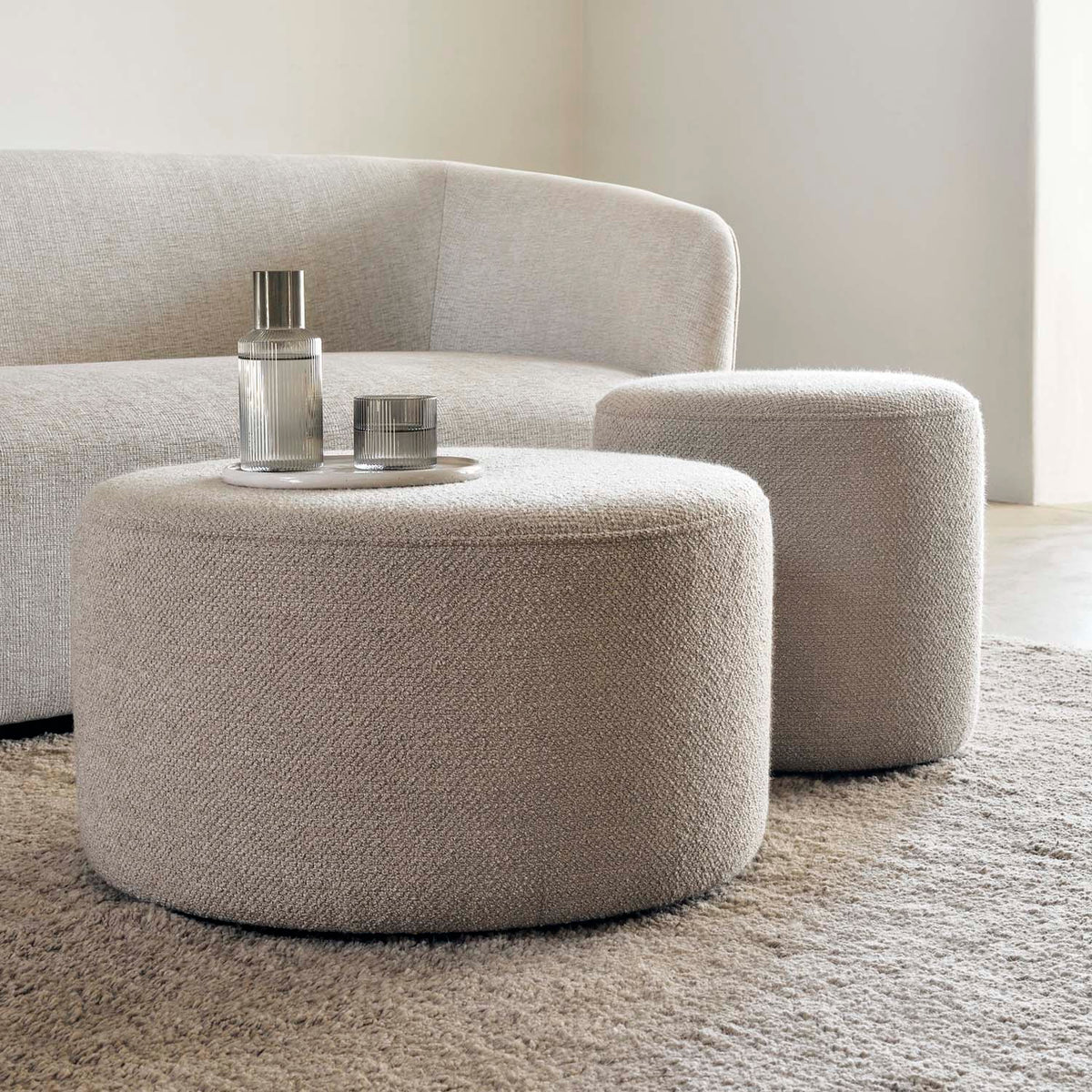 Dunes rug (Clearance) by Ethnicraft showing dunes rug in live shot.