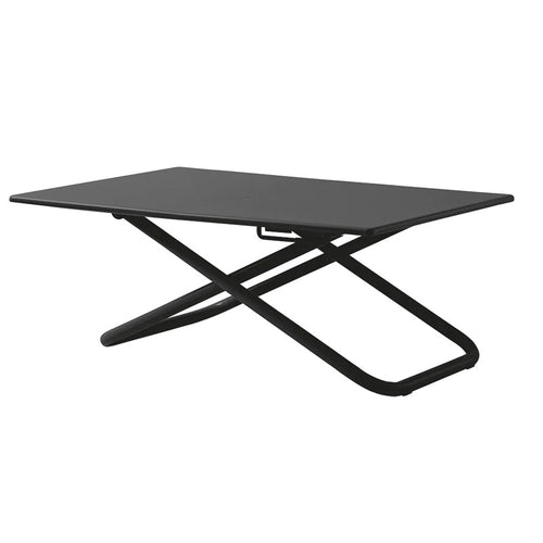 Easy Folding Table by Connubia, showing angle view of easy folding table.