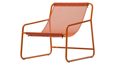 Easy Lounge Chair by Connubia, showing angle view of easy lounge chair