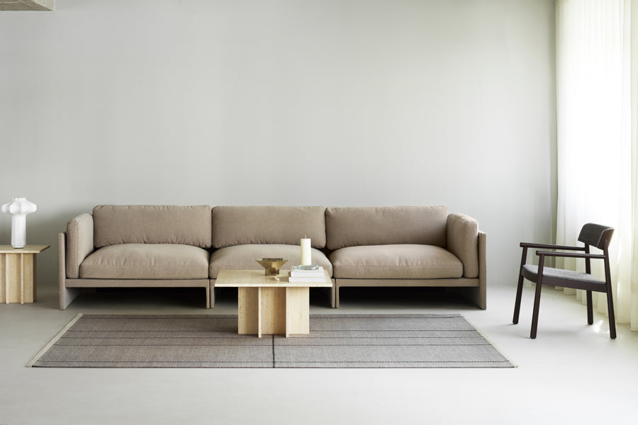 Edge Coffee Table by Normann Copenhagen, showing edge coffee tables in live shot.