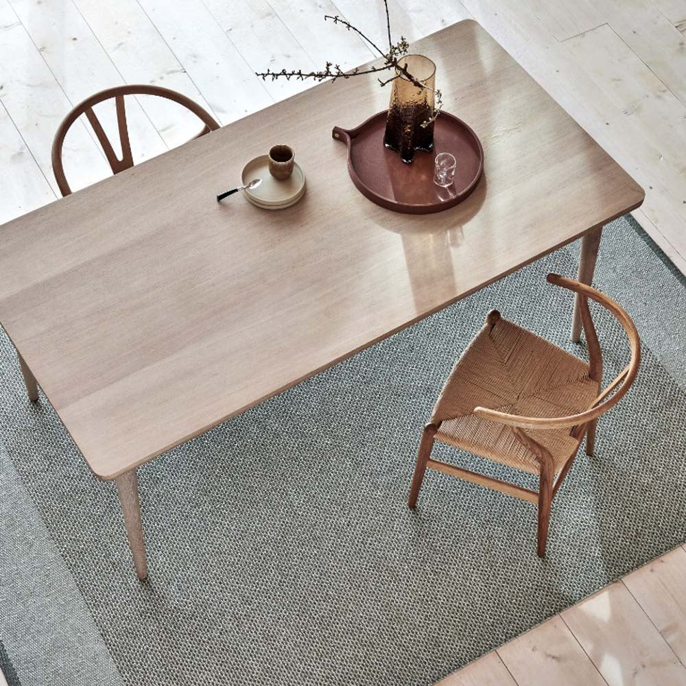 Edit Army & Sage with Stone Metalic Rug by Pappelina, showing edit army & sage with stone metalic rug in live shot.