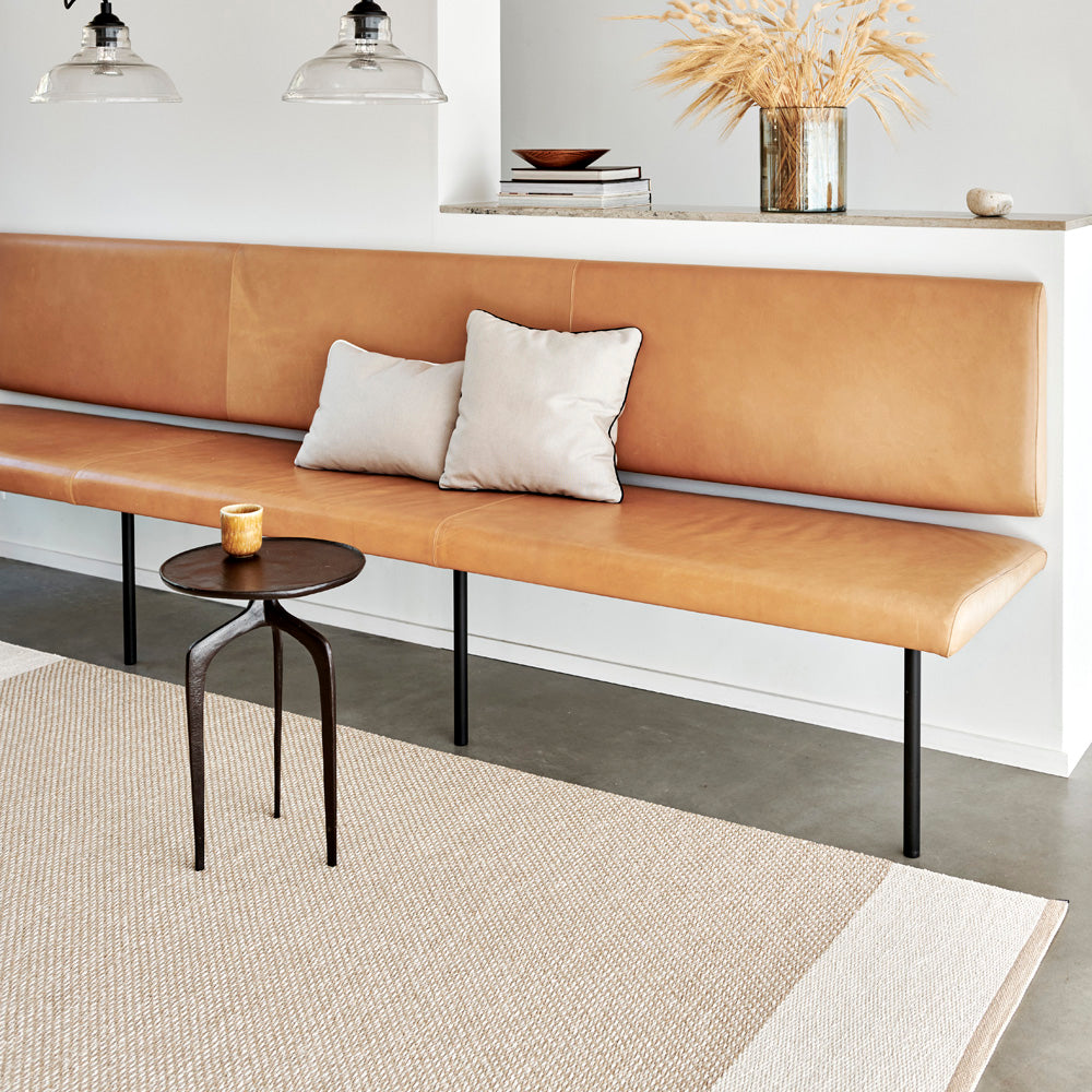 Edit Beige & Vanilla with Beige Metalic Rug by Pappelina, showing edit beige & vanilla with beige metalic rug in live shot.