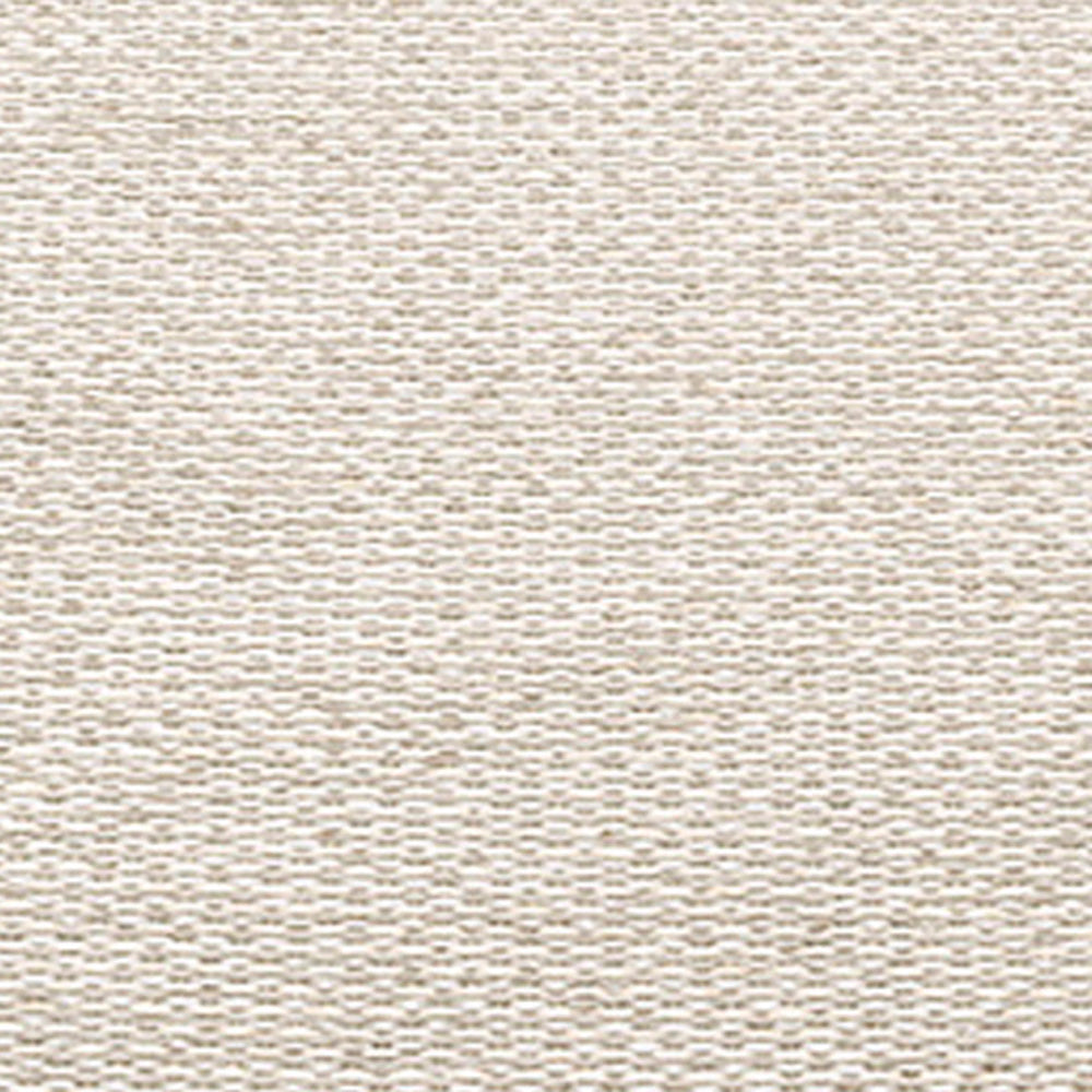 Edit Linen & Vanilla with Stone Metalic Rug by Pappelina, showing closeup view of edit linen & vanilla with stone metalic rug.