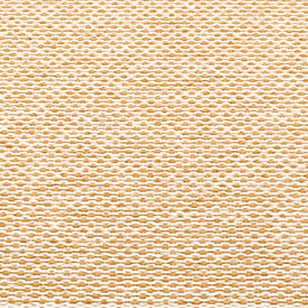 Edit Ochre & Vanilla with Beige Metalic Rug by Pappelina, showing closeup view of edit ochre & vanilla with beige metalic rug.