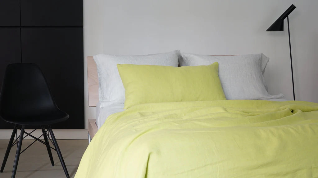Edith Bedding Collection by Area, showing closeup view of edith bedding collection in live shot.