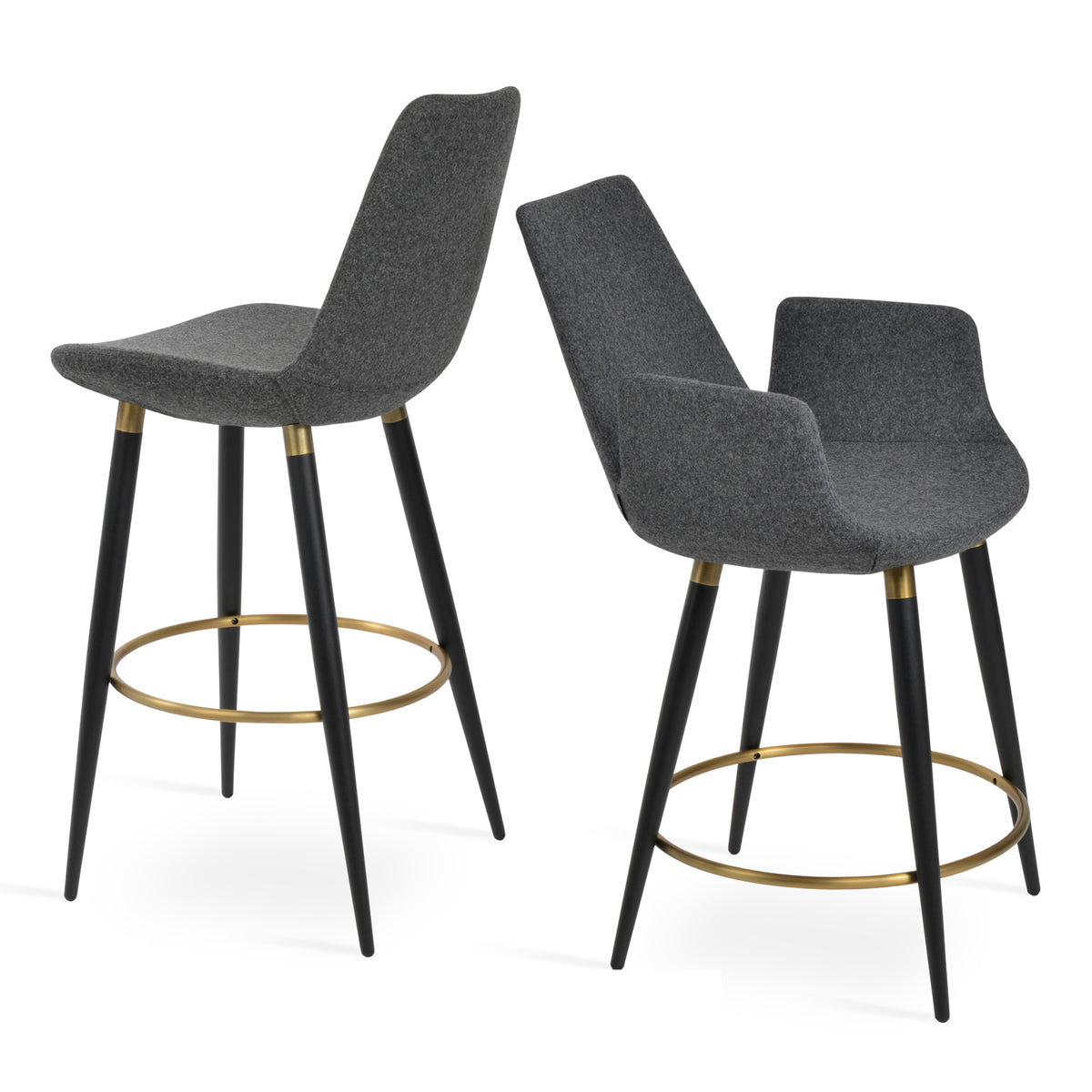 Eiffel Ana Counter Stool by SohoConcept, showing both eiffel ana stools.