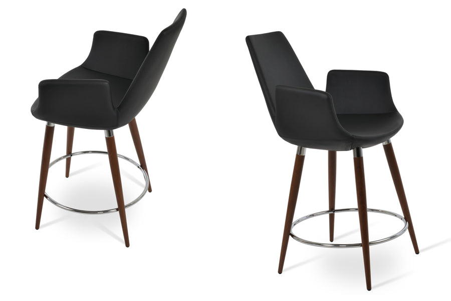 Eiffel Arm Ana Counter Stool by SohoConcept, showing two eiffel arm ana stools together.