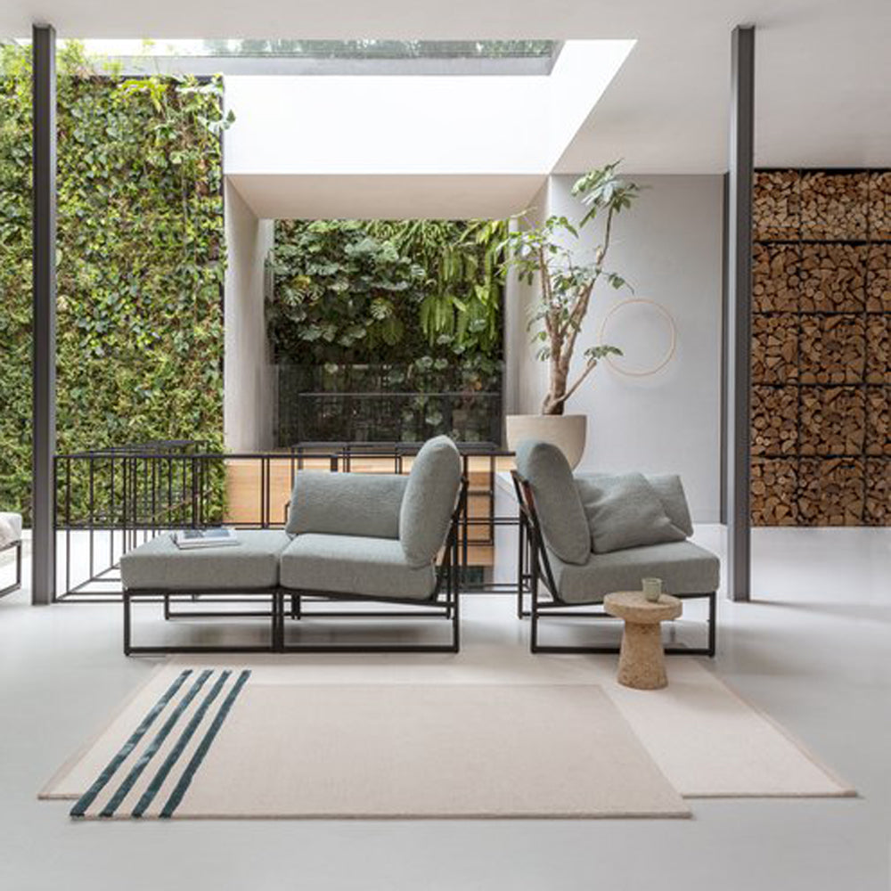 Element 265.001.114 Hand Tufted Rug by Ligne Pure, showing element 265.001.114 hand tufted rug in live shot.