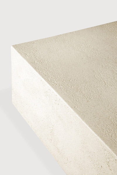 Elements Coffee Table by Ethnicraft, showing closeup view of elements coffee table.