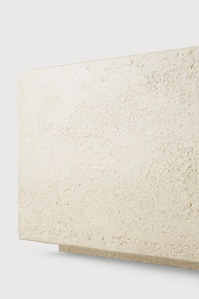 Elements Coffee Table by Ethnicraft, showing closeup view of elements coffee table.