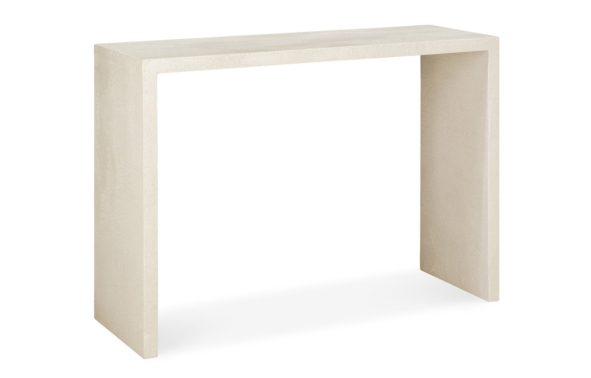 Elements Console by Ethnicraft, showing angle view of elements console