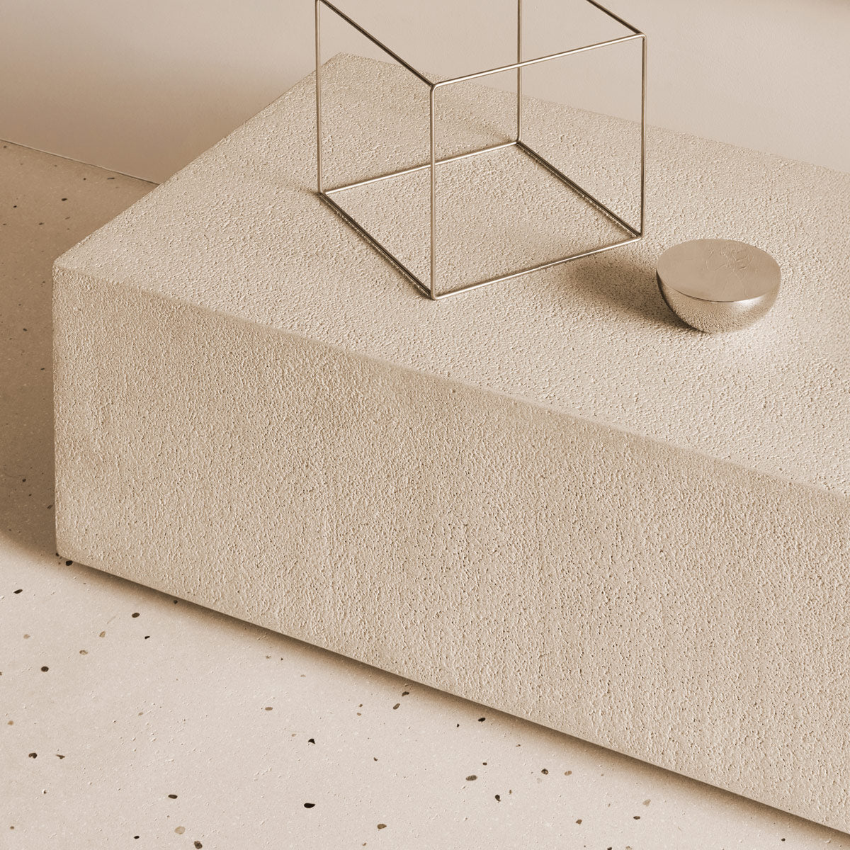 Elements Floor Shelf by Ethnicraft, showing closeup view of elements floor shelf in live shot.