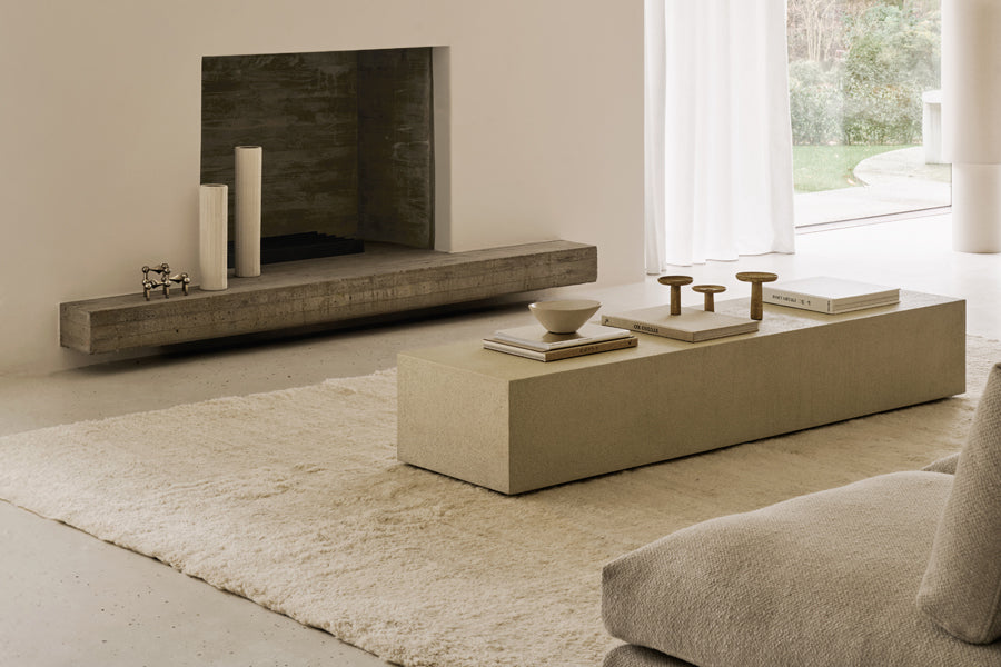 Elements Floor Shelf by Ethnicraft, showing elements floor shelf in live shot.
