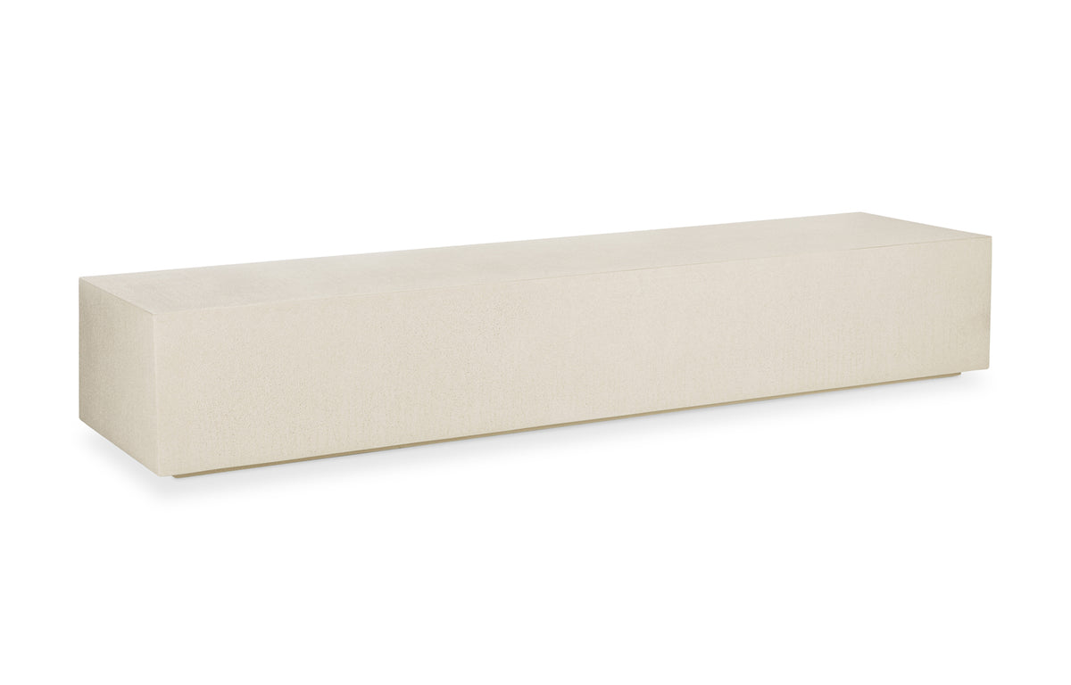 Elements Floor Shelf by Ethnicraft - Off White Varnished Microcement.