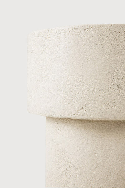 Elements Side Table by Ethnicraft, showing closeup view of elements side table.