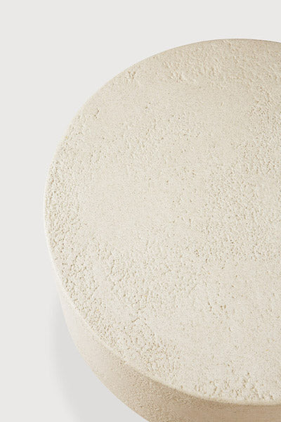Elements Side Table by Ethnicraft, showing closeup view of elements side table.