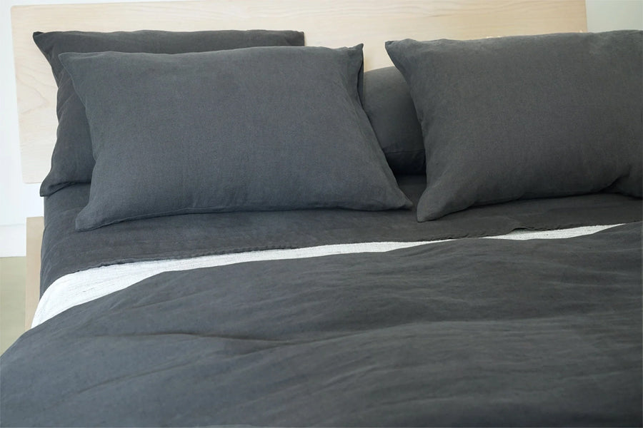 Eli Bedding Collection by Area, showing closeup view of eli bedding collection in live shot.