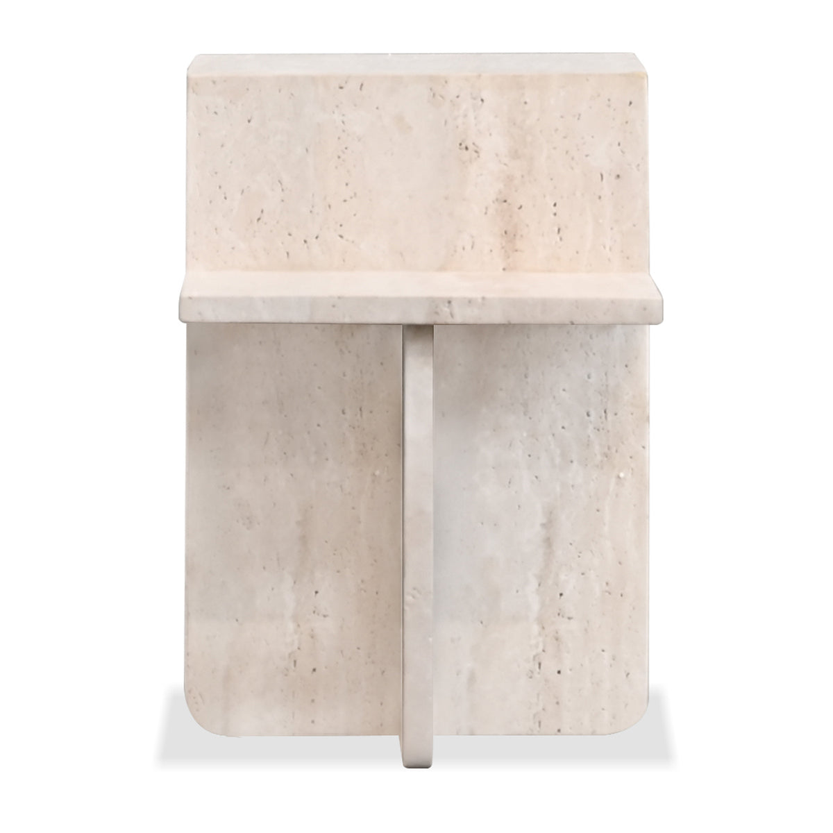 Elli End Table by Mobital, showing front view of elli end table.