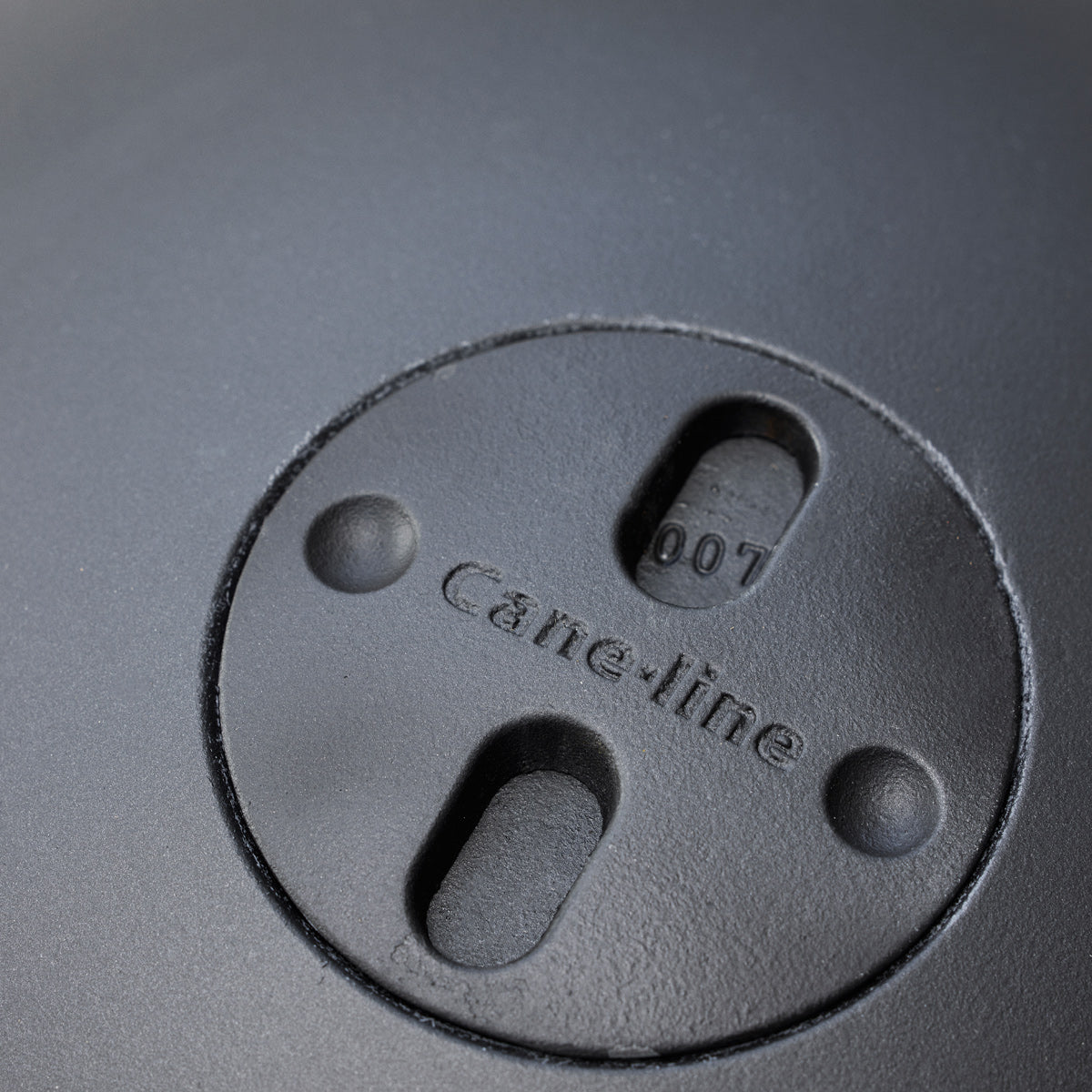 Ember Fire Pit by Cane-Line, showing closeup view of ember fire pit in live shot.