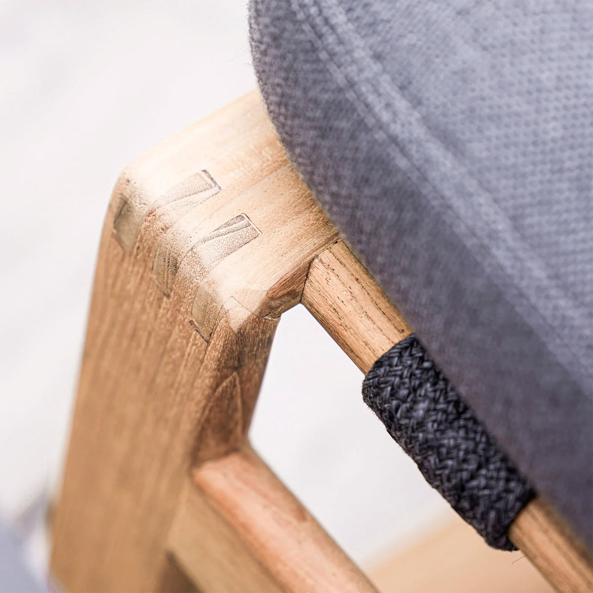 Endless Soft 2-Seater Sofa by Cane-Line, showing closeup view of endless soft 2-seater sofa in live shot.