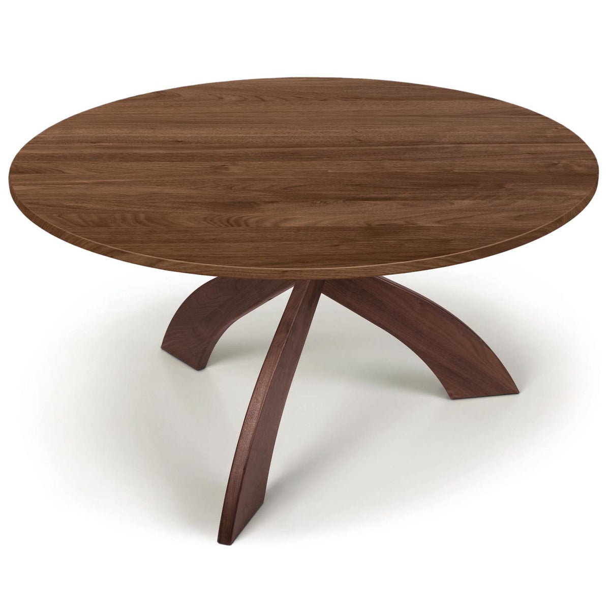 Entwine Chat Height Round Fixed Top Table by Copeland Furniture, showing top view of entwine chat height round fixed top table.