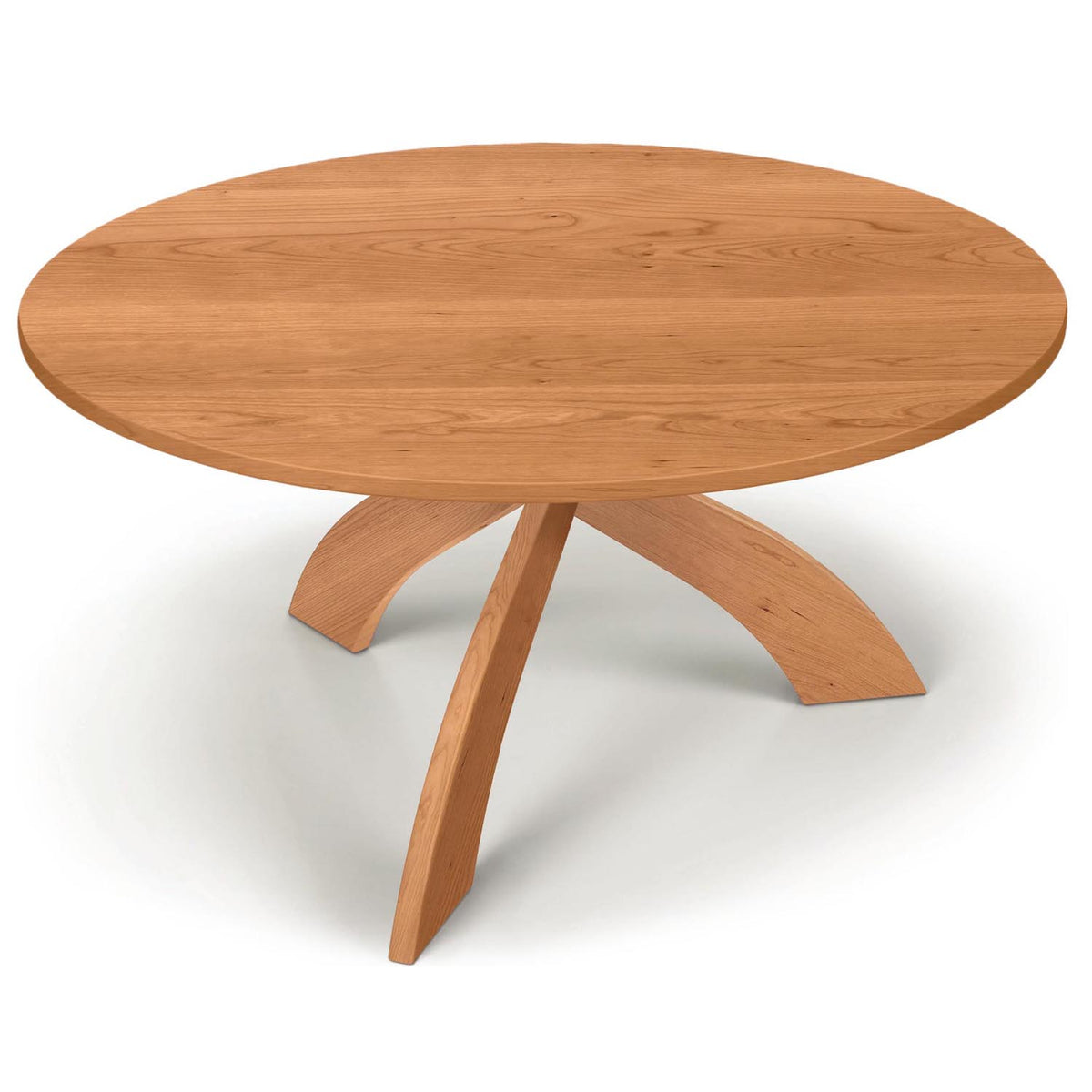 Entwine Chat Height Round Fixed Top Table by Copeland Furniture, showing top view of entwine chat height round fixed top table.