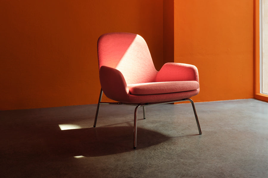 Era Lounge Chair by Normann Copenhagen, showing era lounge chair in live shot.