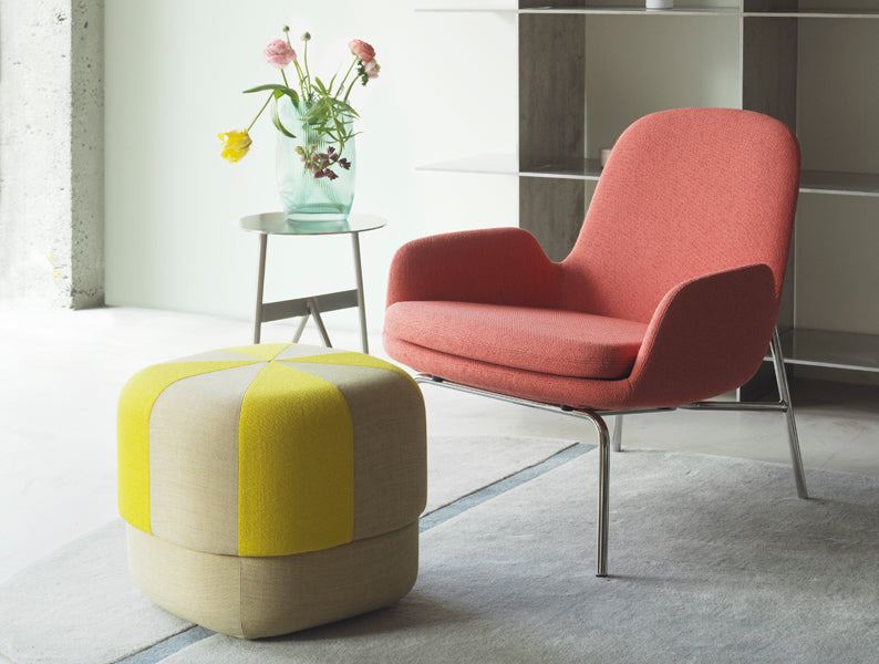 Era Lounge Chair by Normann Copenhagen, showing era lounge chair in live shot.