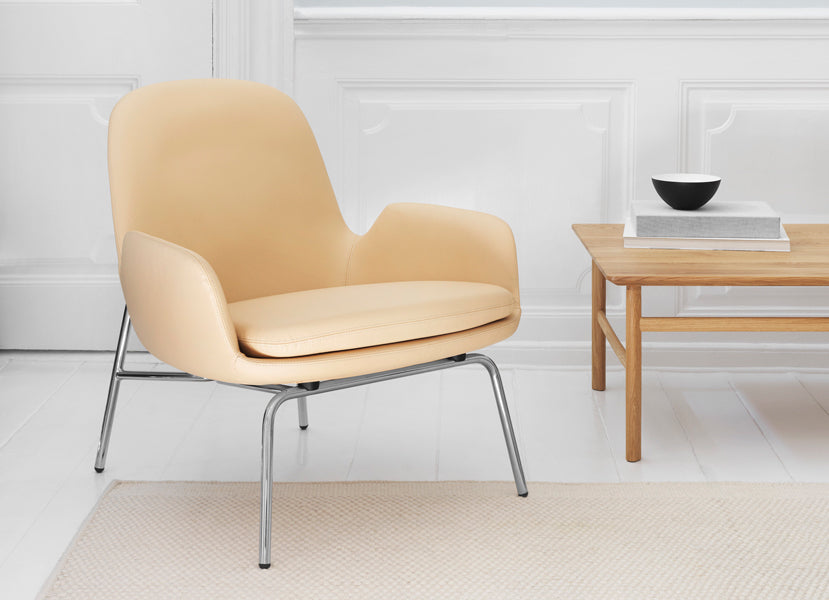 Era Lounge Chair by Normann Copenhagen, showing era lounge chair in live shot.
