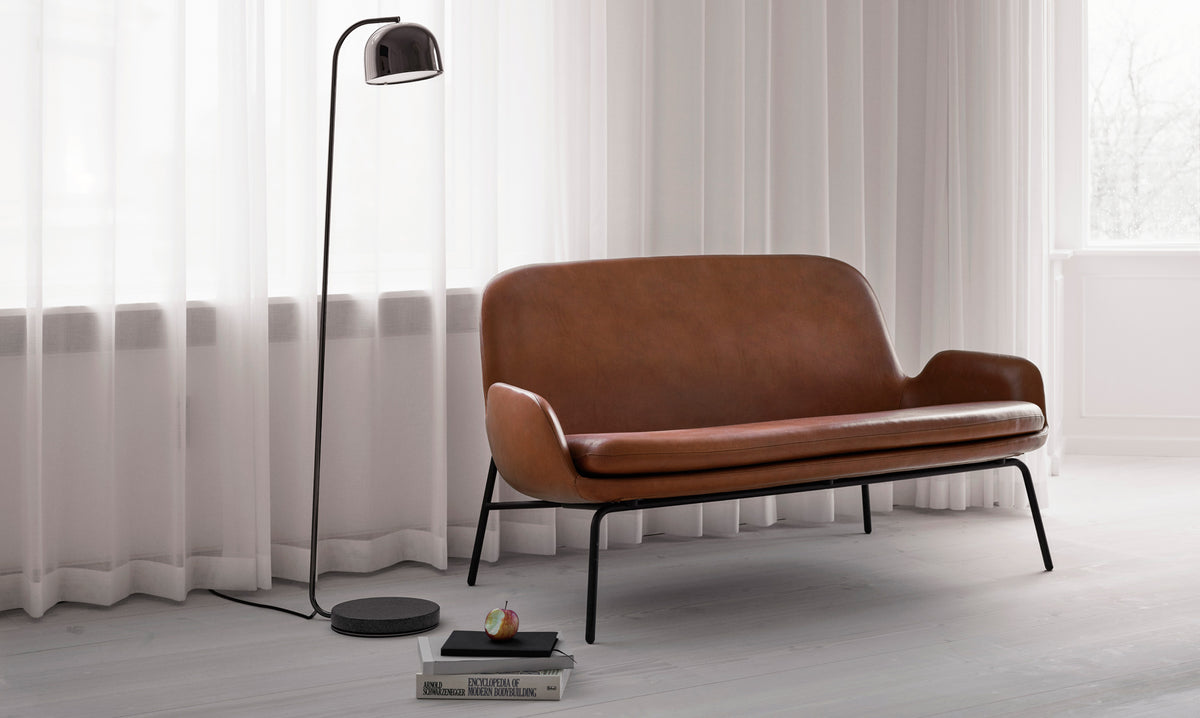 Era Sofa by Normann Copenhagen, showing era sofa in live shot.