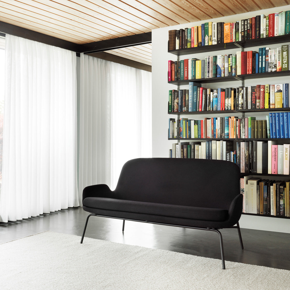 Era Sofa by Normann Copenhagen, showing era sofa in live shot.