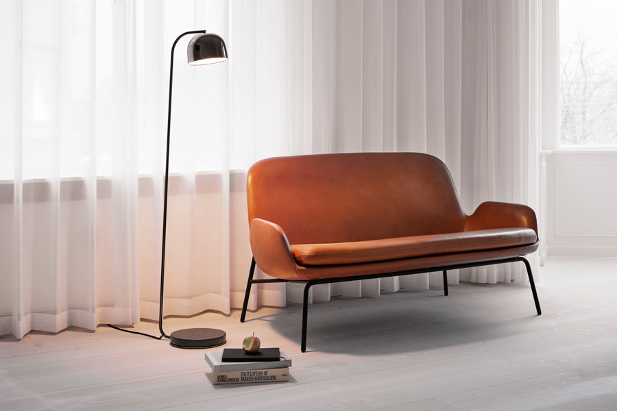 Era Sofa by Normann Copenhagen, showing era sofa in live shot.