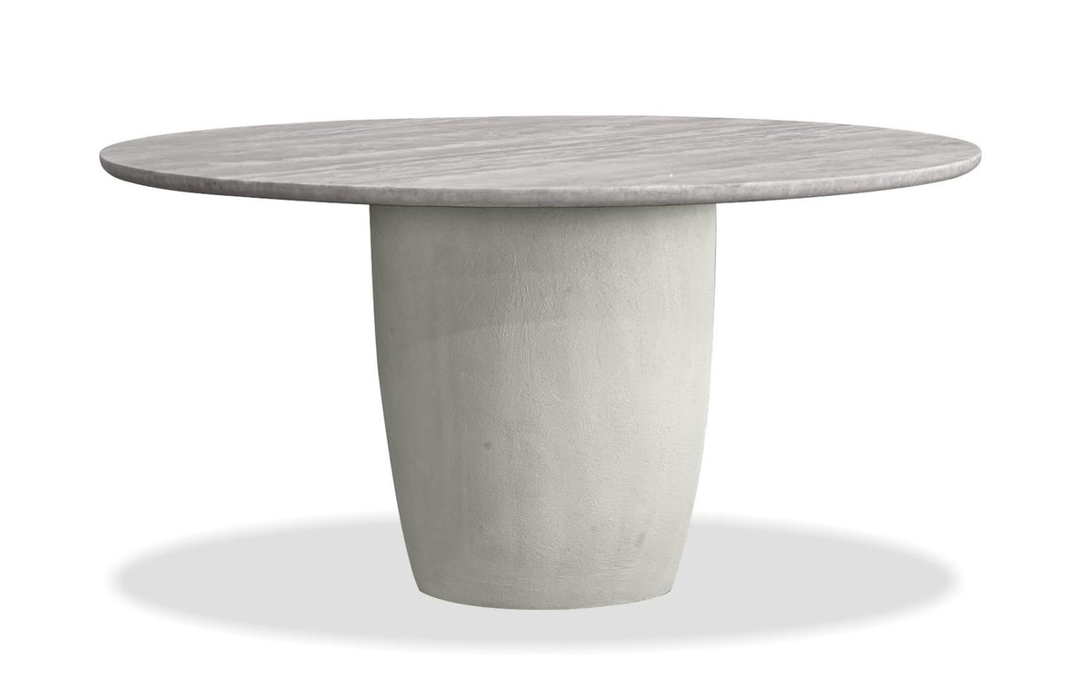 Erden Dining Table by Mobital, showing front view of erden dining table.