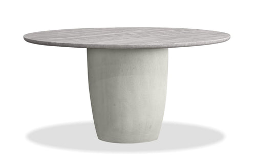 Erden Dining Table by Mobital, showing front view of erden dining table.