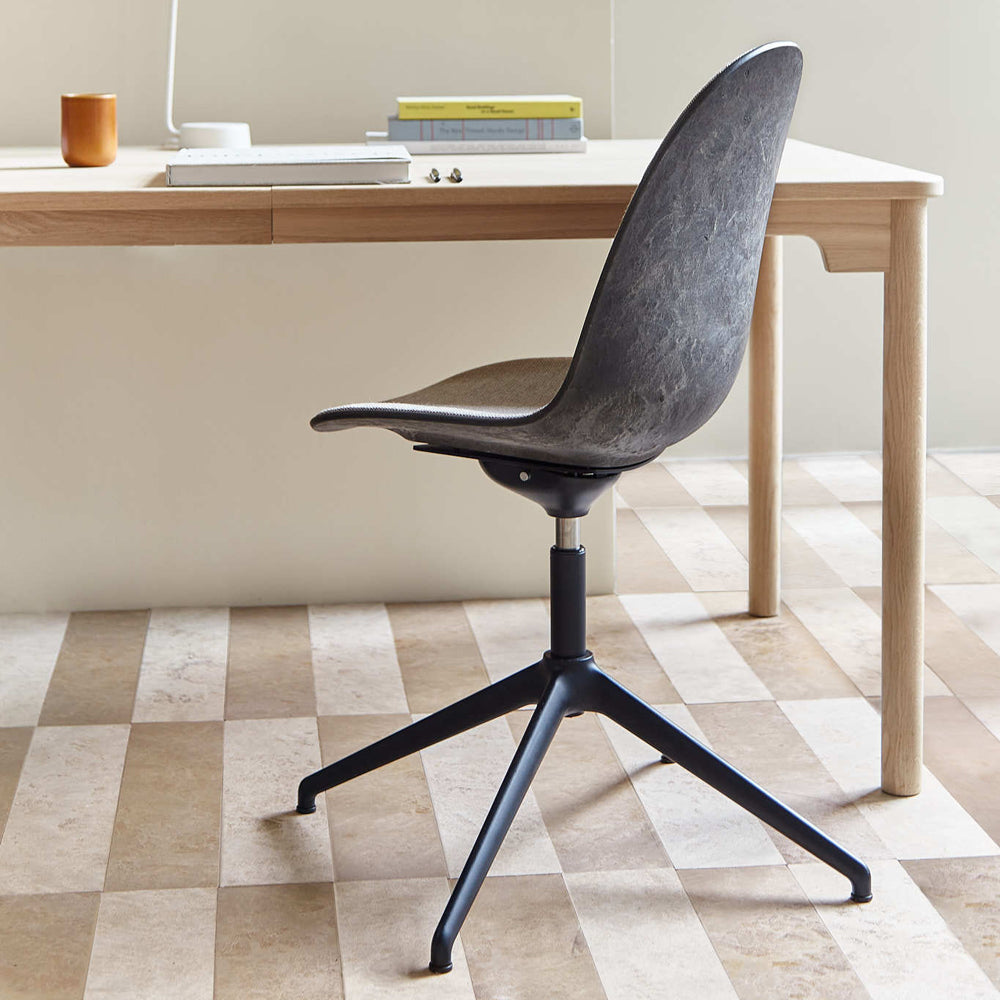 Eternity Swivel Chair by Mater, showing eternity swivel chair in live shot.