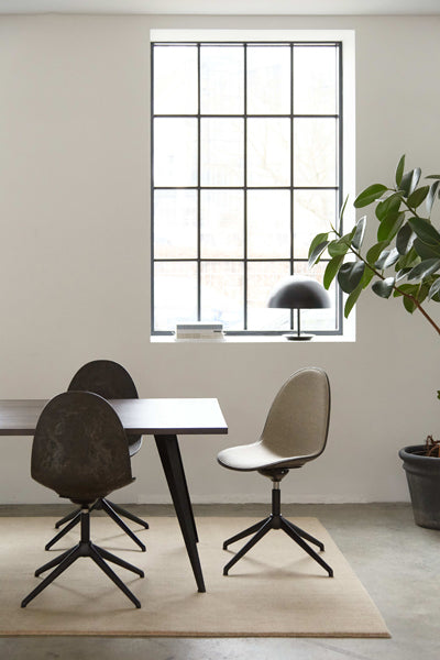 Eternity Swivel Chair by Mater, showing eternity swivel chairs in live shot.
