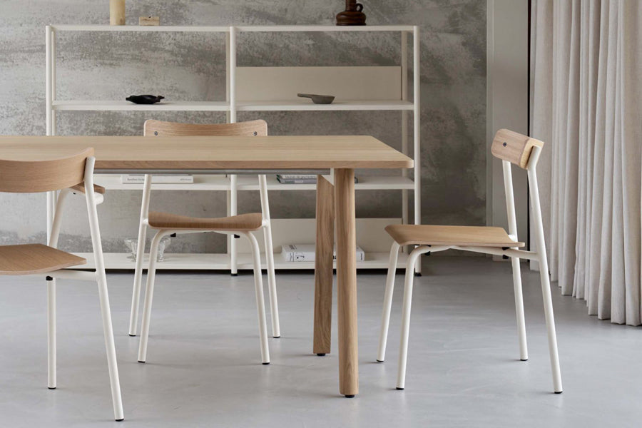 Etude Dining Side Chair by TipToe, showing etude dining side chairs in live shot.