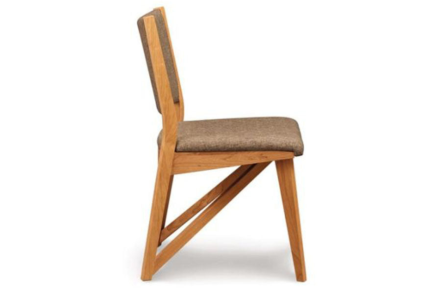 Exeter Chair by Copeland Furniture, showing side view of exeter chair.